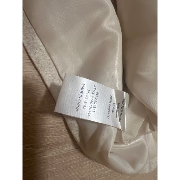 MABLE Samson Vest Size Medium Linen/Rayon Oatmeal classic - Picture 6 of 6